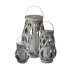 Waterproof solar cross-weaving decorative hand-woven lantern light