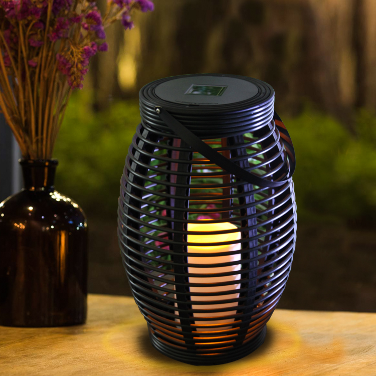 Outdoor Waterproof Solar Hand-woven Lantern Home Garden Decoration Light